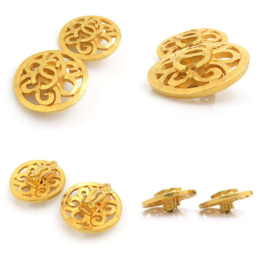 CHANEL Authentic Gold Earrings - Picture 3 of 5